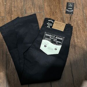 Men's Slim Fit Black Denim